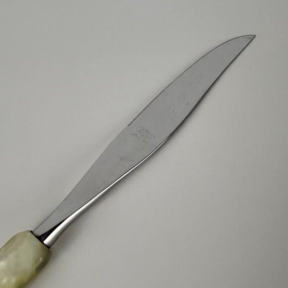 Fleetwood Pearl Handle Stainless Carving Knives Set of 2 Town & Country 13" NOTE - Picture 7 of 13
